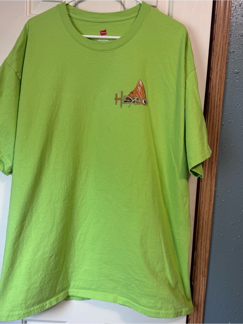 Hanes Lime Green Short Sleeve Graphic Tee